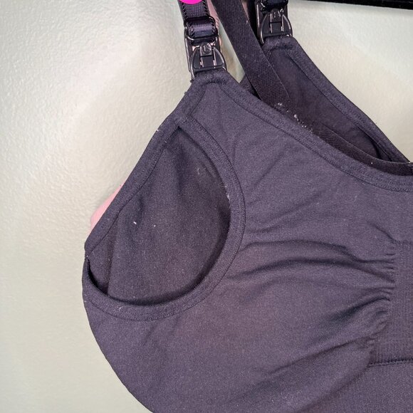 BRAVADO! DESIGNS 2 in 1 Pumping and Nursing Bra Size XL Black - Picture 2 of 8